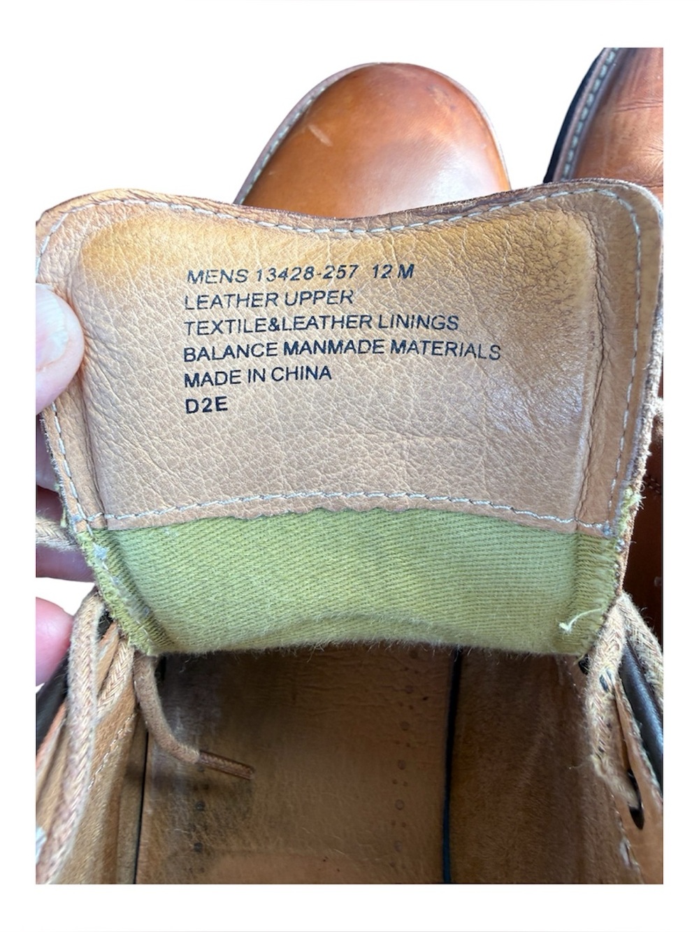 FLORSHEIM ANTHEM PLAIN TOE CHUKKA BOOTS SADDLE TAN LEATHER 12 MEDIUM - Picture 11 of 14